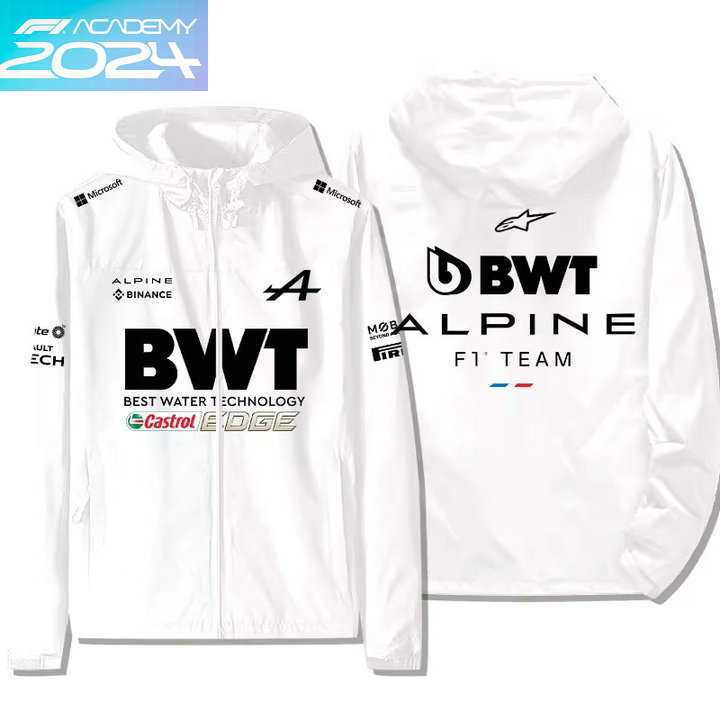 2024 Veste Imperméable Alpine F1 Team BWT Coupe-vent Homme